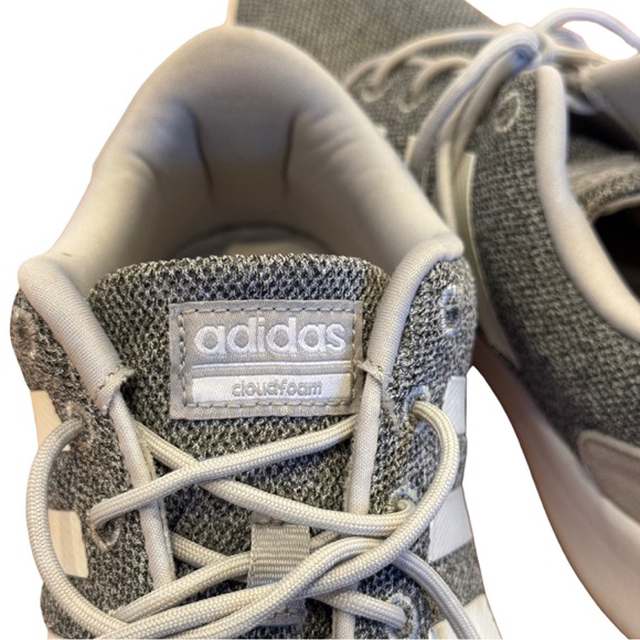 Adidas women’s Cloudform gray and white sneakers - size 8.5 - Picture 4 of 8